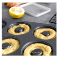 Mini Donut Pans Non-Stick 2 Pack 6-Cavity Donut Baking Pans, High-grade Carbon Steel Donut Mold - BPA Free Bagels Doughnuts